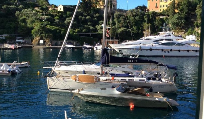 Pieds dans l'eau à Portofino