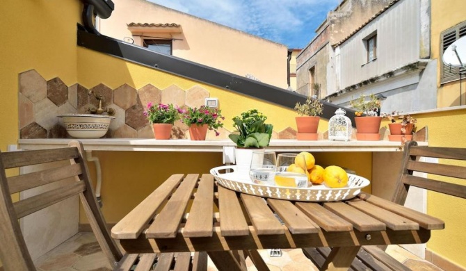 Ragusa exclusive flat with terrace & BBQ